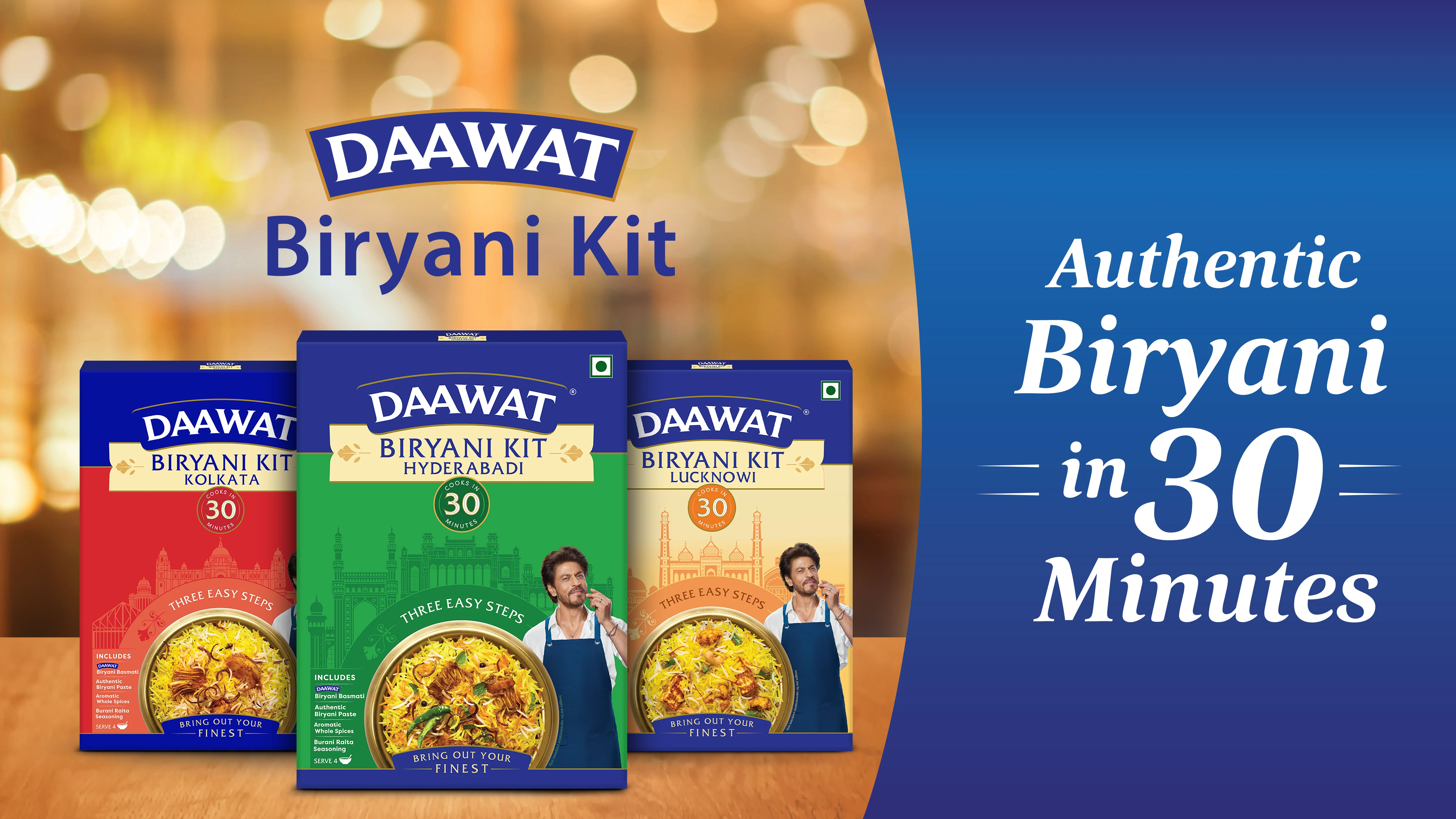 Daawat biryani kit banner image
