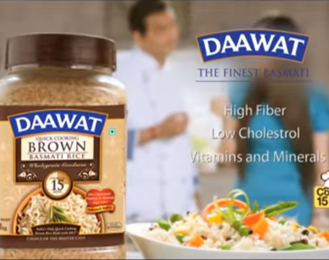 Daawat Brown Rice in 15 mins